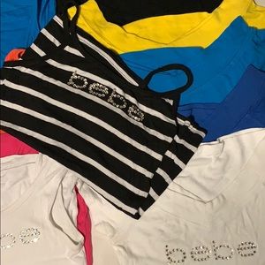 10 xs Bebe shirts